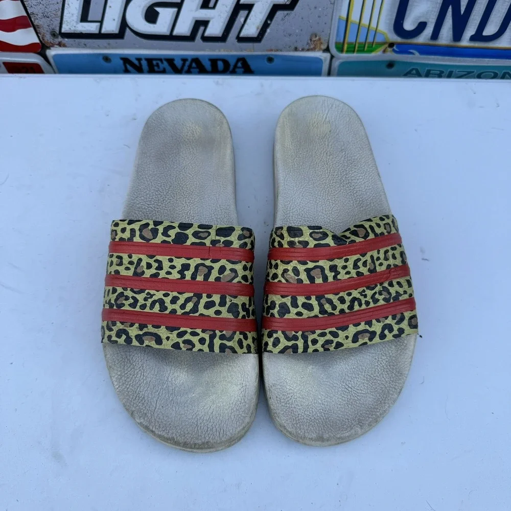 Size 12‎ - Adidas Originals Adilette Leopard Men's Slides Sandals FX5845 Italy